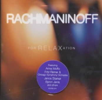 Rachmaninoff For Relaxation cover