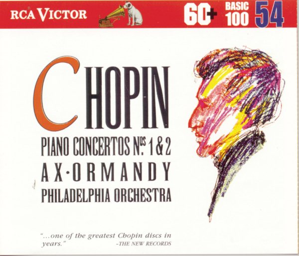 Chopin: Piano Concertos Nos. 1 & 2 (RCA Victor Basic 100, Vol. 54) cover