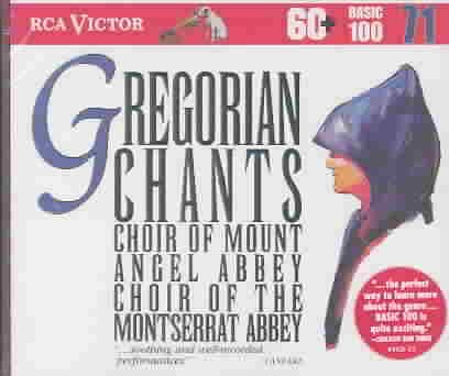 Gregorian Chant (RCA Victor Basic 100, Vol. 71) cover