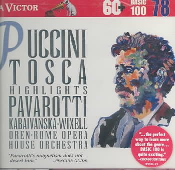 Puccini: Tosca - Highlights (RCA Victor Basic 100, Vol.78) cover