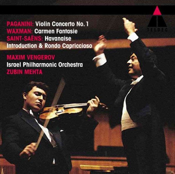 Paganini: Violin Concerto No. 1 / Saint-Saens: Havanaise / Waxman: Carmen Fantasie cover
