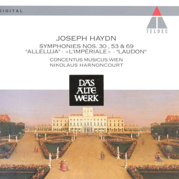 Haydn: Symphonies No. 30 in C Major "Alleluja" / No. 53 in D Major "L'Impériale" / No. 69 in C Major "Loudon" cover