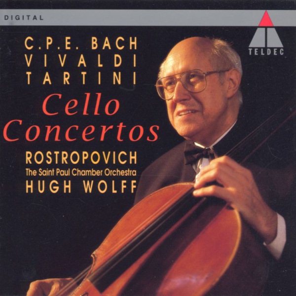 C.P.E. Bach, Vivaldi, Tartini: Cello Concertos cover