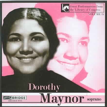 Dorothy Maynor in Concert at Library of Congress cover