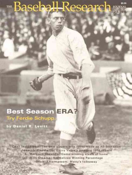 The Baseball Research Journal (BRJ), Volume 25 cover