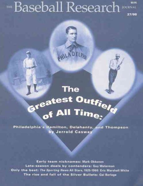 The Baseball Research Journal (BRJ), Volume 27 cover