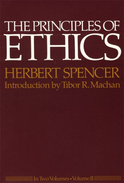 Principles of Ethics, Vol. II (of two) cover