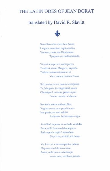 The Latin Odes of Jean Dorat cover