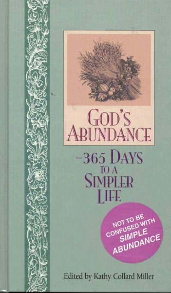 God's Abundance: 365 Days to a Simpler Life cover