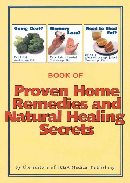 Book of Proven Home Remedies and Natural Healing Secrets cover