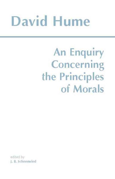An Enquiry Concerning the Principles of Morals (Hackett Classics) cover