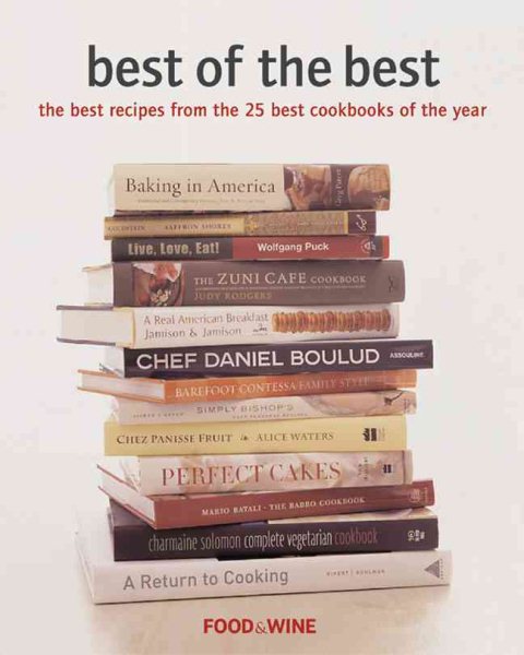 Best of the Best: The Best Recipes from the 25 Best Cookbooks of the Year cover