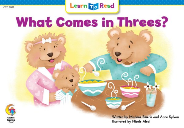 What Comes in Threes? Learn to Read, Math (Math Learn to Read) cover