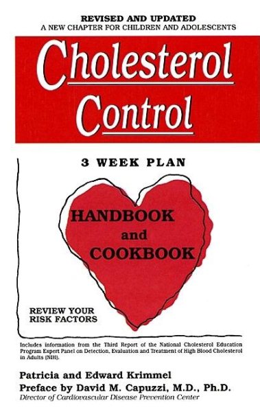 Cholesterol Control 3-Week Plan Handbook and Cookbook cover