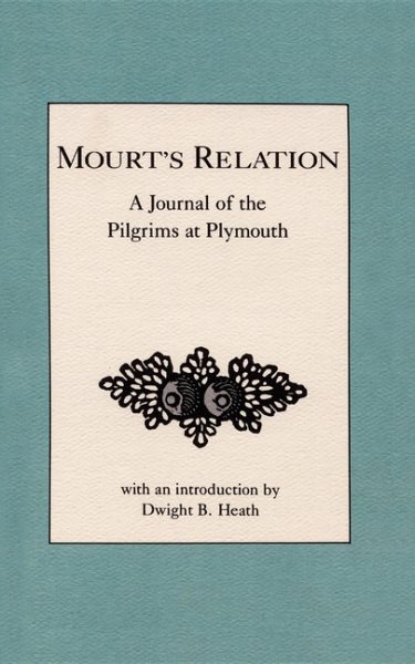Mourt's Relation: A Journal of the Pilgrims at Plymouth cover