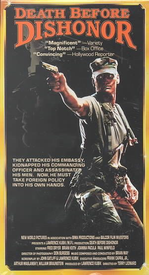 Death Before Dishonor [VHS] cover