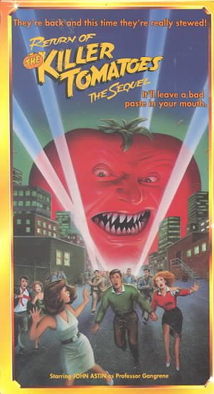 Return of the Killer Tomatoes [VHS] cover