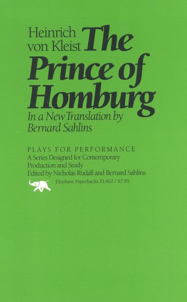 The Prince of Homburg (Plays for Performance Series) cover