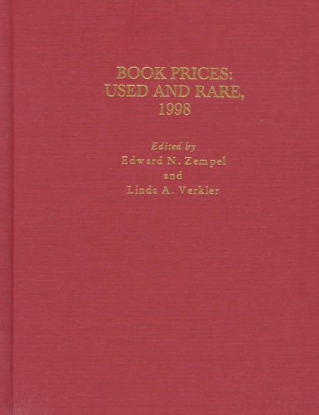 Book Prices: Used and Rare, 1998 (Annual) cover