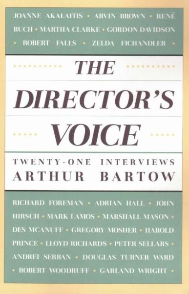 The Director's Voice: Twenty-One Interviews cover