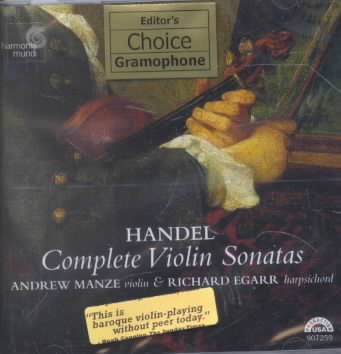 Handel: Complete Violin Sonatas cover
