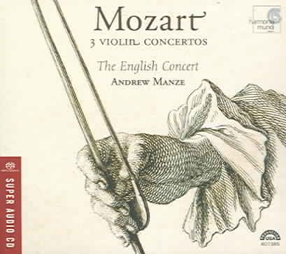 Mozart: 3 Violin Concertos cover