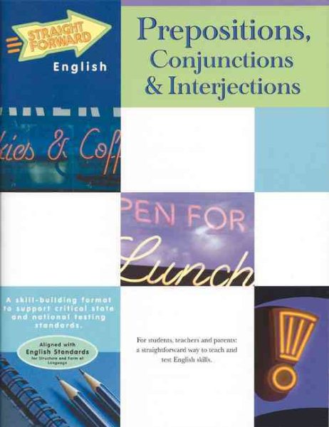 Prepositions, Conjunctions and Interjections (Straight Forward English Series) cover