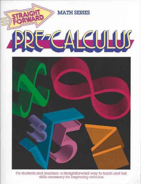 Pre-Calculus (Straight Forward Large Edition) cover