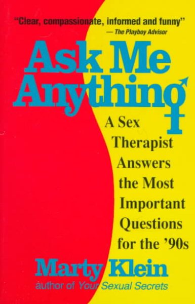Ask Me Anything: A Sex Therapist Answers the Most Important Questions for the '90s cover