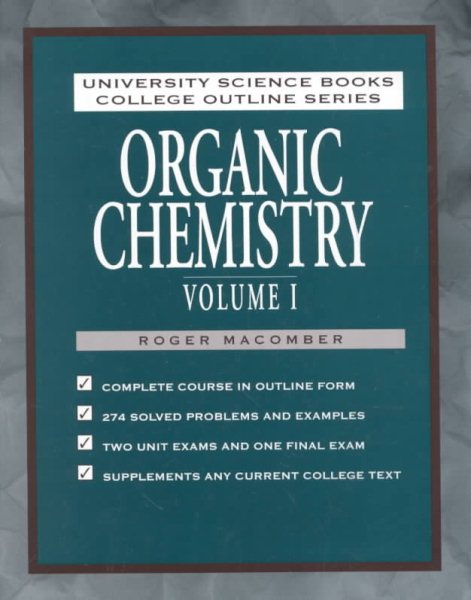 Organic Chemistry Volume I cover