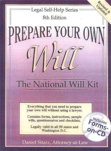 Prepare Your Own Will: The National Will Kit cover