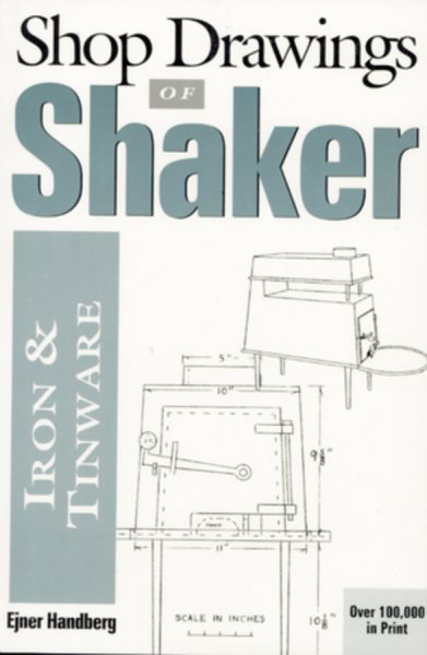 Shop Drawings of Shaker Iron and Tinware cover