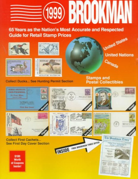 1999 Brookman: United States, United Nations & Canada Stamps & Postal Collectibles (Brookman Stamp Price Guide) cover