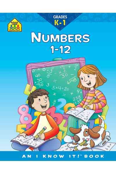 Numbers 1 to 12 K-1 (I Know It! Books) cover