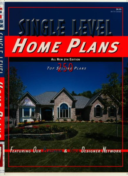 Single Level Home Plans cover