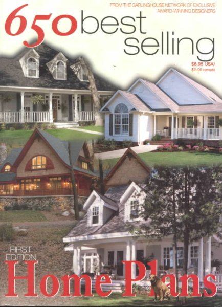 650 Best Selling Home Plans cover
