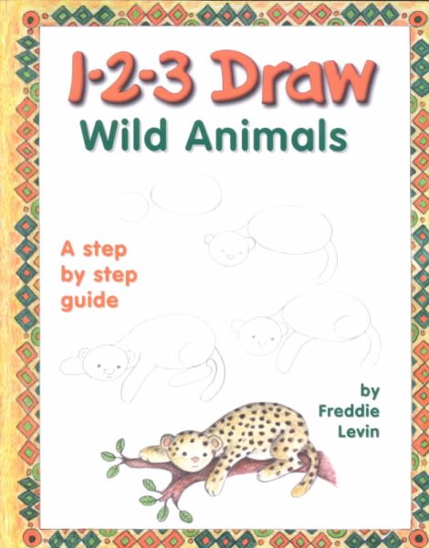 1-2-3 Draw Wild Animals cover