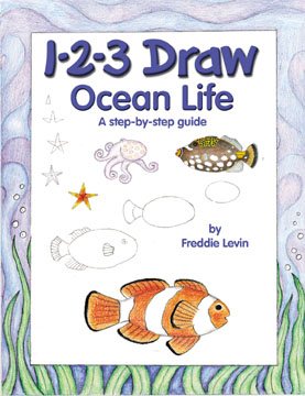 1-2-3 Draw Ocean Life cover