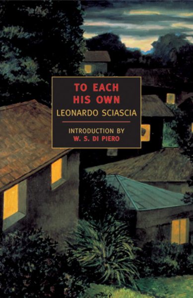 To Each His Own (New York Review Books Classics) cover