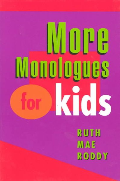 More Monologues for Kids cover