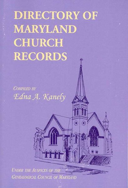 Directory of Maryland Church Records cover