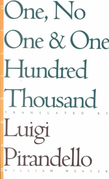 One, No One, and One Hundred Thousand (Eridanos Library) cover