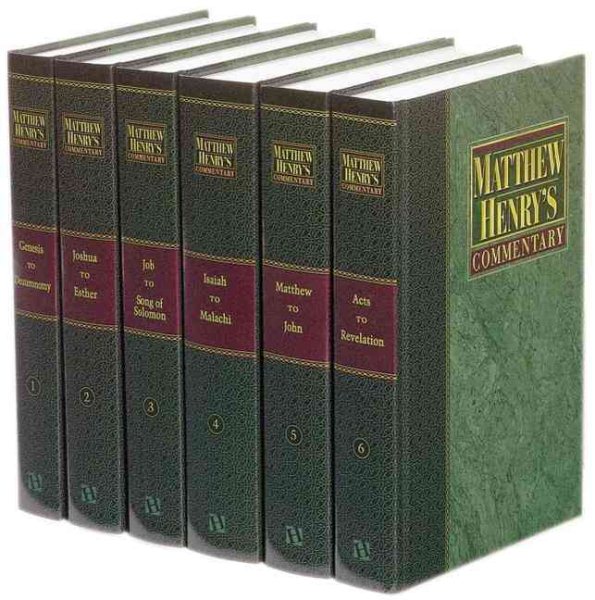 Matthew Henry's Commentary on the Whole Bible: Complete and Unabridged in 6 Volumes cover