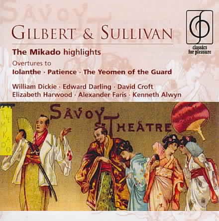 Gilbert & Sullivan: The Mikado [highlights] cover