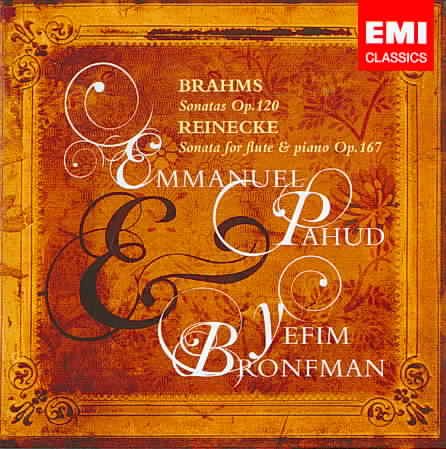Brahms & Reinecke Sonatas cover