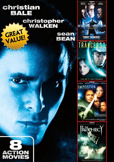 8-movie Action & Sci-fi Pack - Fortress / Total Recall 2070: Machine Dreams /cypher / Convict 762 / Equilibrium / Impostor / The Prophecy / Trancers