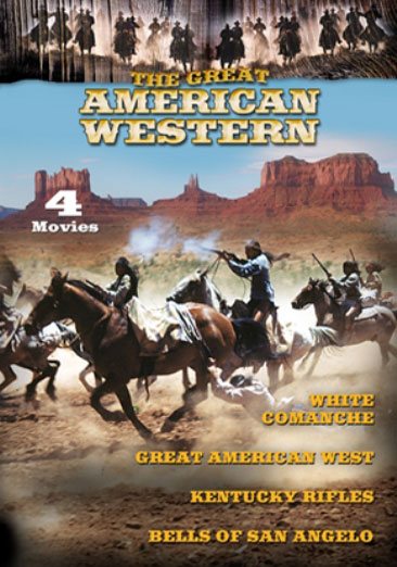 White Comanche Includes Bonus Movies: Great American West / Kentucky Rifle / Bells of San Angelo cover
