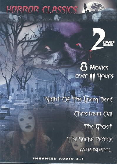 Horror Classics (V.7/V.8): Ring Of Terror, The Ghost, Night Of The Living Dead, The Snake People, Don't Look In The Basement, House On Haunted Hill, The Sphinx, Werewolf In The Girls' Dormitory cover