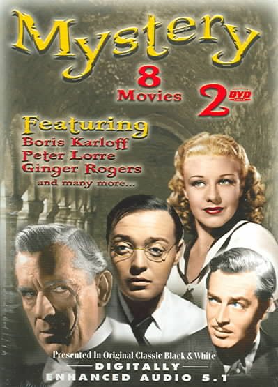 Mystery: 8 movies on 2 DVDs cover