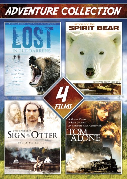 4-Film Adventure Collection V.1: Sign of the Otter / Simon and the Spirit Bear / Lost in the Barrens / Tom Alone cover